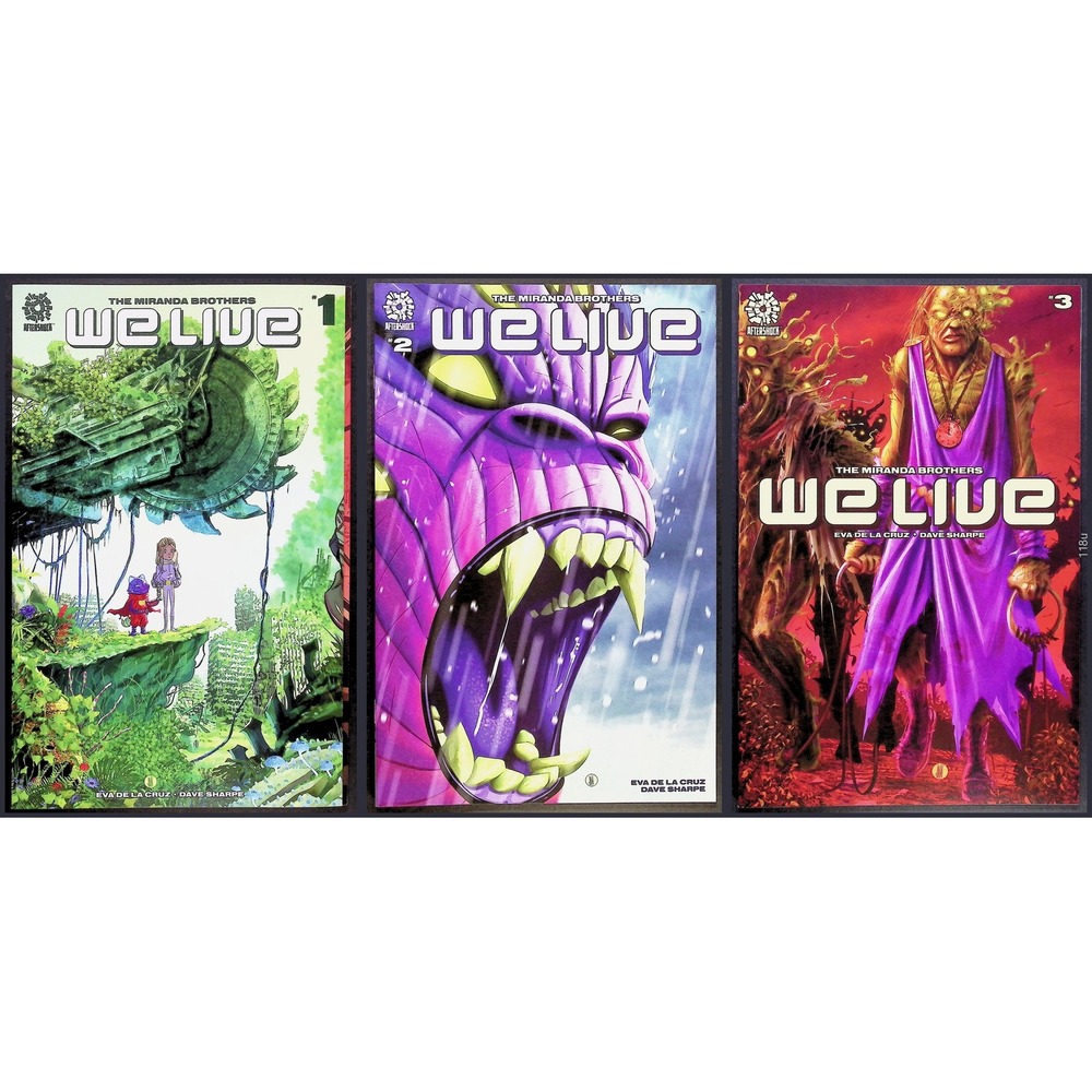 We Live #1–3 Lot (2020, AfterShock) – NM Miranda Brothers‎ Sci-Fi Fantasy